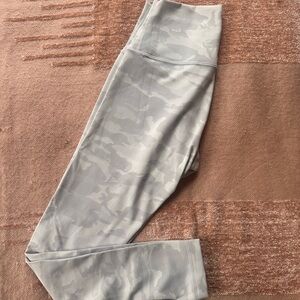 lululemon athletica Gray Camo Leggings